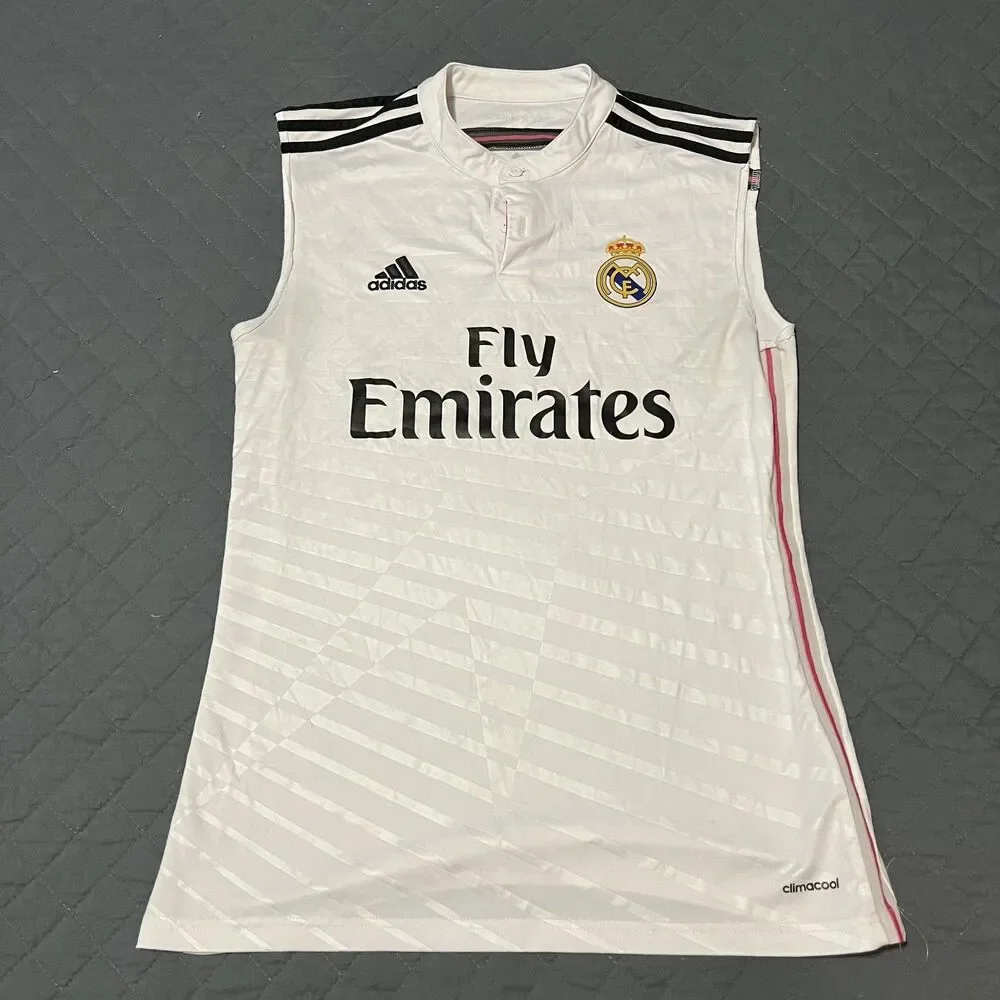 Adidas Real Madrid‎ Home Jersey 2014‑2015  Football Shirt Men's Medium - White